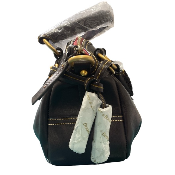 Dooney & Bourke Florentine Leather Medium Mail Satchel Brown T'Moro 0091 - Picture 5 of 9